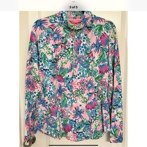 Lilly Pulitzer Popover Mandevilla Baby Paradise Pedals size Large EUC